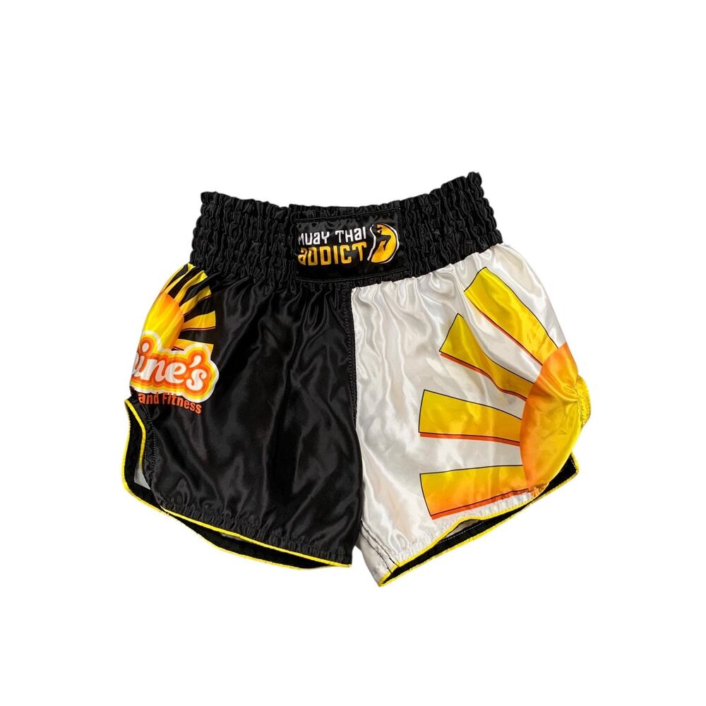 Muay Thai Addict Shorts Mens XS Extra Small Sunshine's Boxing Muay Thai Fitness
